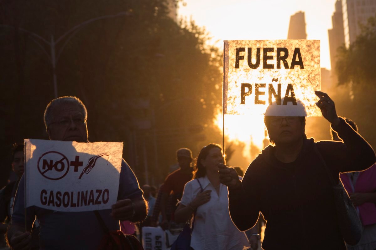 México: tercer día consecutivo de protestas por ‘gasolinazo’