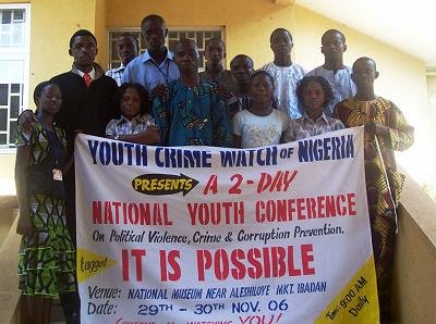 YCW Nigeria – where there is education, criminality is not an option