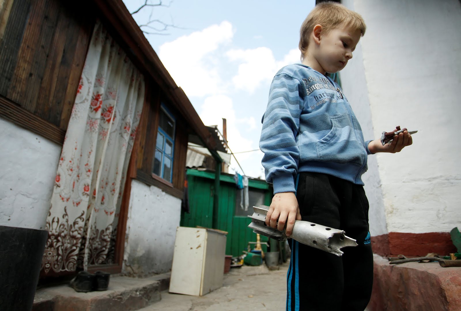 School children are targets in the war in Eastern Ukraine