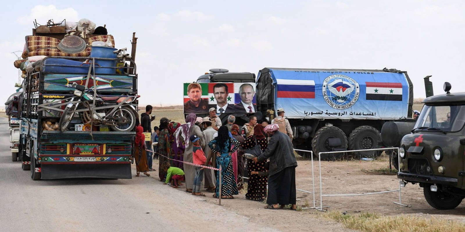 El avance del régimen sirio provoca una oleada de desplazados sin precedentes