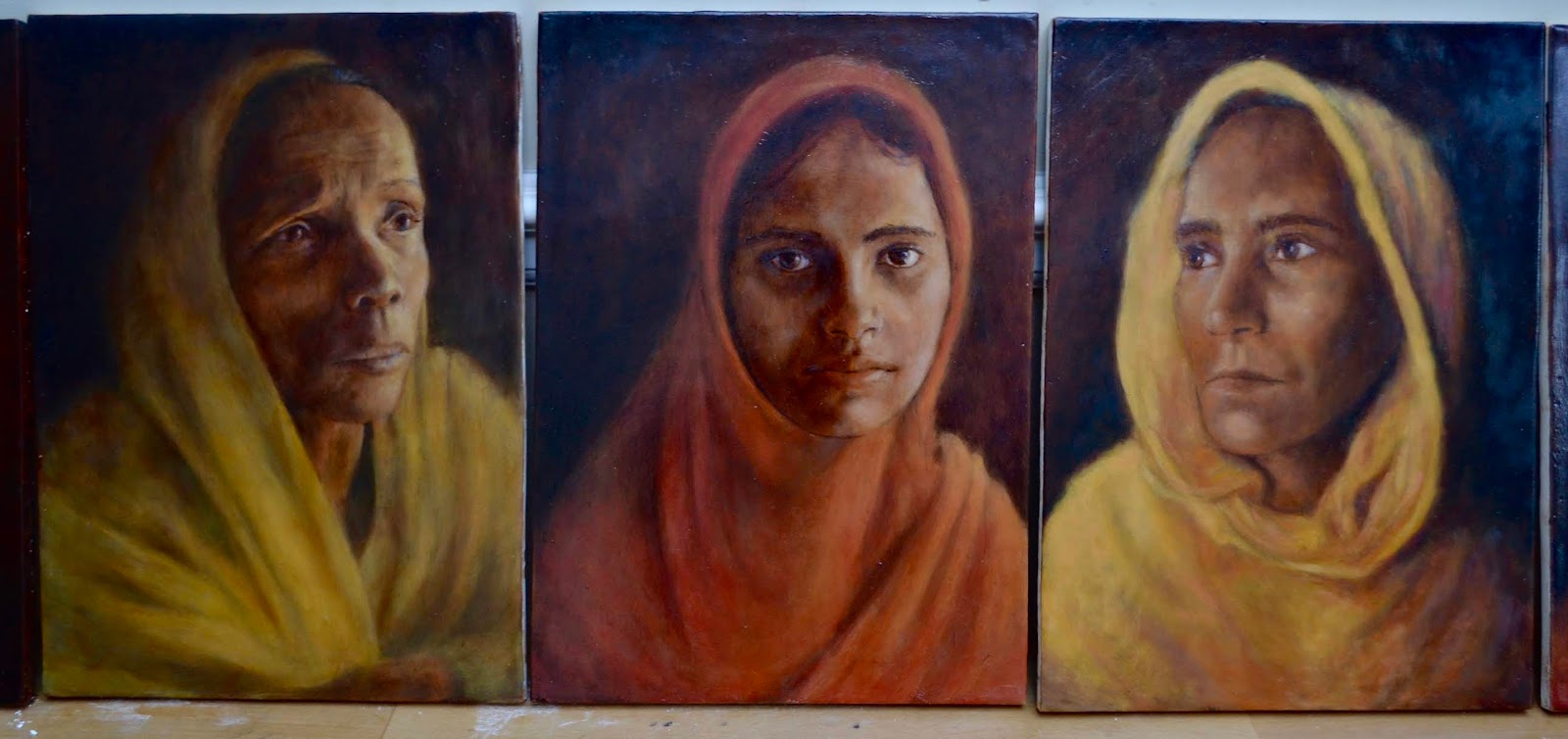 Rohingya Genocide – the forgotten women painted by Hannah Rose Thomas