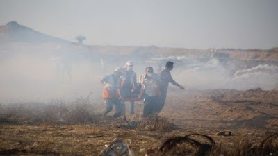 Al menos 49 palestinos heridos por represión israelí